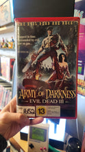 Load image into Gallery viewer, Army of Darkness Evil Dead III VHS Tape - Dead Video
